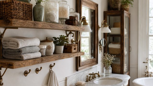 Transform Your Bathroom with Vintage Storage Solutions