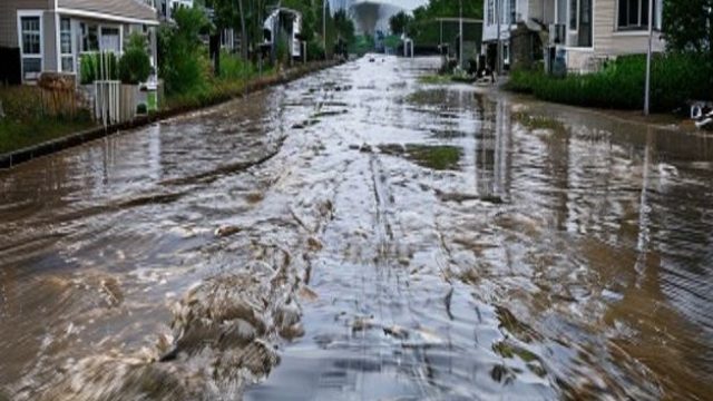 Severe Flooding Hits Wellfleet: Roads Impassable Amid Heavy Rain