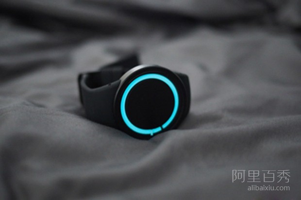 ZIIIRO Eclipse watch that emits neon blue light in the dark night, simple and fashionable - pinned emoticon